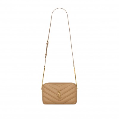 YSL LOULOU CAMERA BAG IN MATELASSÉ LAMBSKIN 869468AAEAX2357 (23*14*6cm)